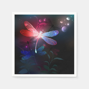 Glimmerne Rote Libelle Serviette