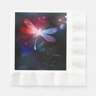 Glimmerne Rote Libelle Serviette