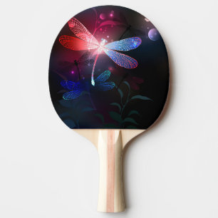 Glimmerne Rote Libelle Tischtennis Schläger