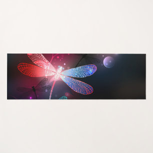 Glimmerne Rote Libelle Yogamatte