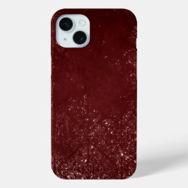 Glimmery Henna Grunge | Rich Blood Red Glam Damask Case-Mate iPhone Hülle