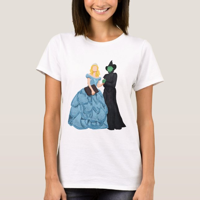 Glinda e Elphaba - Wicked T-Shirt (Vorderseite)