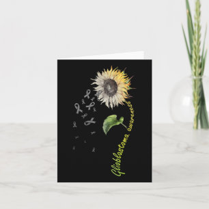 Glioblastoma Awareness Sonnenblume Karte