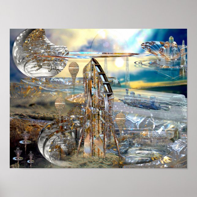 Glissade Station Print Poster (Vorne)