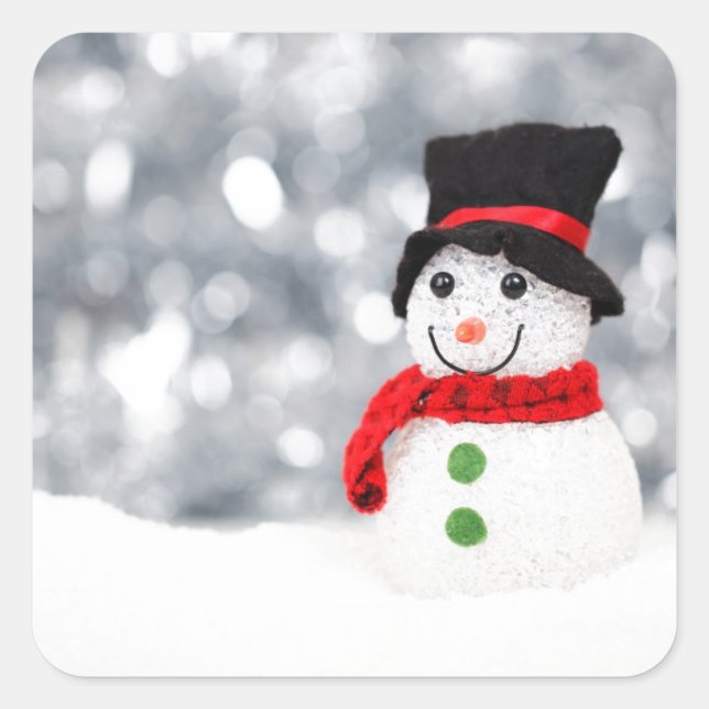 GListen Snowman Sticker (Vorderseite)