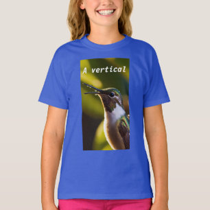 "GListening Hummingbird Harmony" Designed Girl's T-Shirt