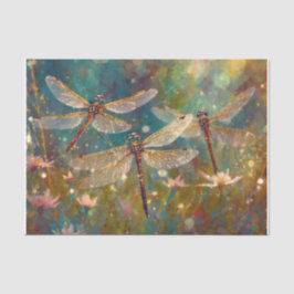 GListening Morning Wings, Dazzling Dragonflies Seidenpapier