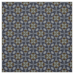 Glitch2 aquamarines Muster in Mitternacht blau Stoff