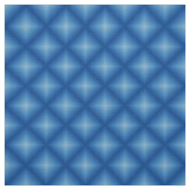 Glitch2-bedrucktes, blaues Muster Stoff (Muster)