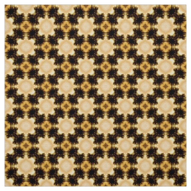 Glitch2 Blass Golden Möbel Stoff (Muster)