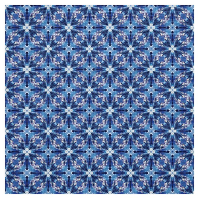Glitch2 Blauer Stoff für Möbel (Muster)