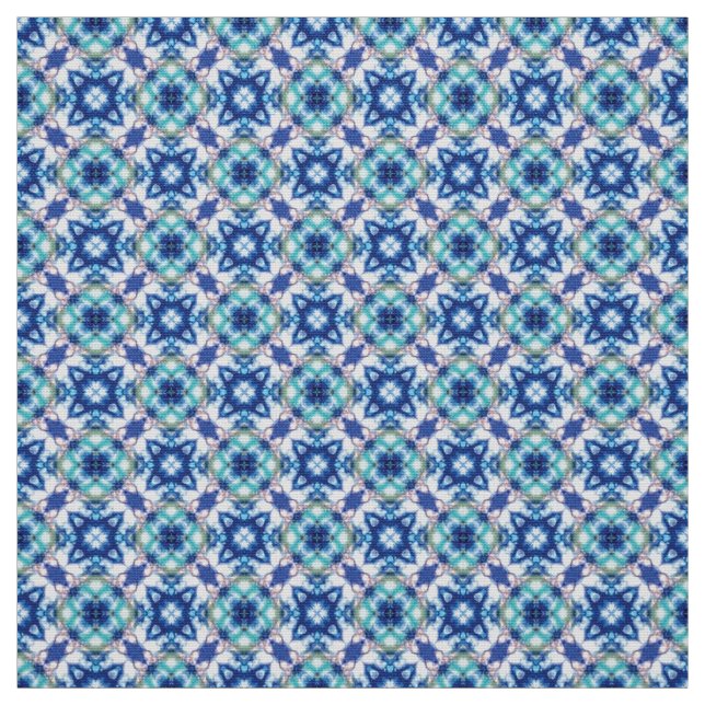 Glitch2 Blauer Stoff für Möbel (Muster)