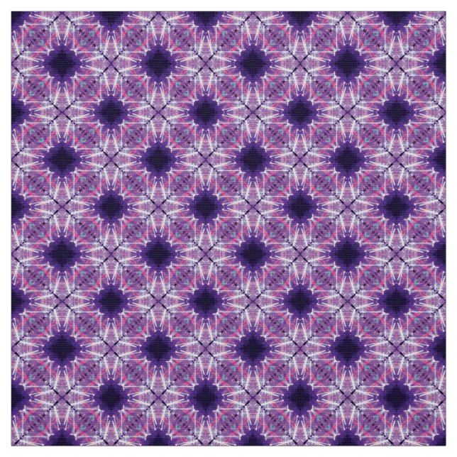 Glitch2 Blue Dim Lila Möbelstoff Stoff (Muster)