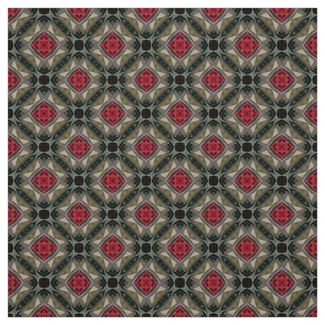 Glitch2 dunkle Möbel mit mehrfarbigen Mustern Stoff (Muster)