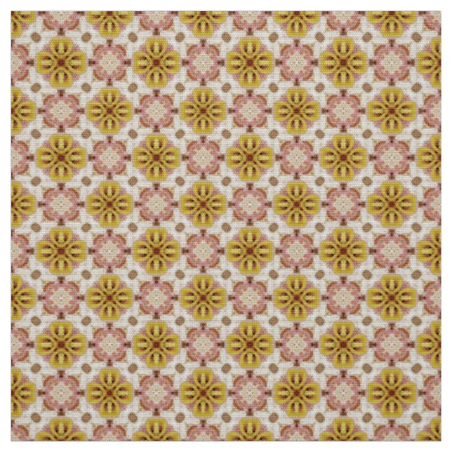 Glitch2 Golden Sundance Yellow Möbel Stoff (Muster)