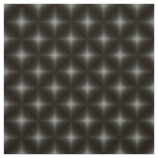 Glitch2 Graue schwarze Diamantmöbel Stoff (Muster)