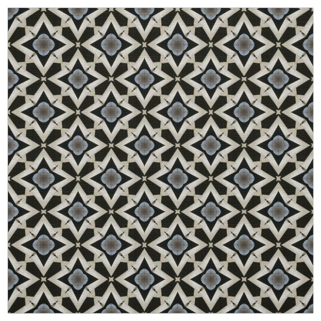 Glitch2 Graue, schwarze Möbel Stoff (Muster)