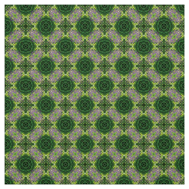 Glitch2 Modernes Blumengewebe Stoff (Muster)