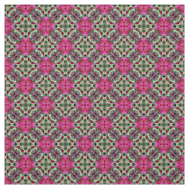 Glitch2 Pop Stern violett rotes Muster Stoff (Muster)