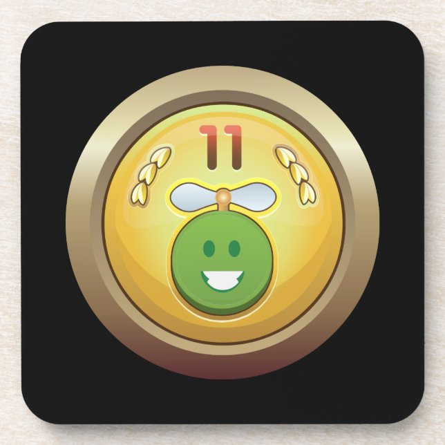 Glitch Achievement numismatizer griffin-Klasse Getränkeuntersetzer (Vorderseite)