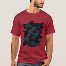 Glitch-Art Herren-Dunkel-T-Shirt