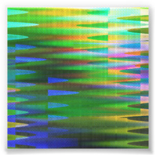 Glitch Art Vaporwave Ästhetische Analogfehler Fotodruck