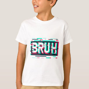 Glitch-Ästhetik-Gamer-Bruh-Meme-Jungs-Männer-lusti T-Shirt