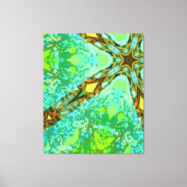 Glitch E-1 Leinwanddruck (Vorderseite)