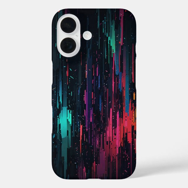 Glitch-Effekt-Handyhülle Case-Mate iPhone Hülle (Rückseite)