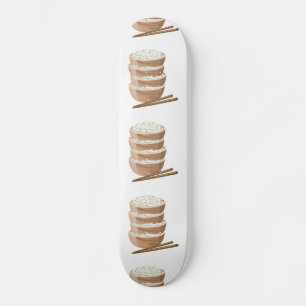 Glitch Food echter Reis Skateboard