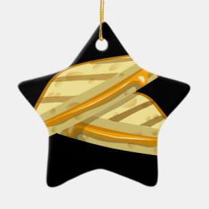 Glitch Food Grillkäse Keramik Ornament