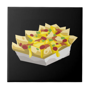 Glitch Food hungrig nachos Fliese