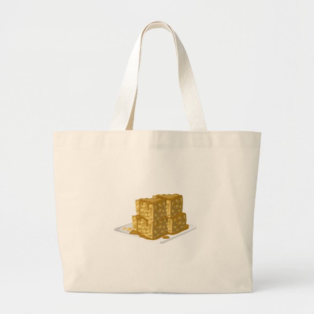Glitch Food oaty cake Jumbo Stoffbeutel (Vorne)