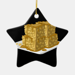 Glitch Food oaty cake Keramikornament