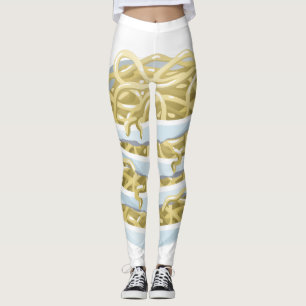 Glitch Food schlichte Nudeln Leggings