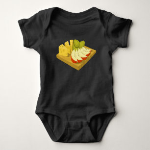 Glitch Food Snack Pack Baby Strampler
