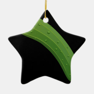 Glitch Food zucchini Keramik Ornament