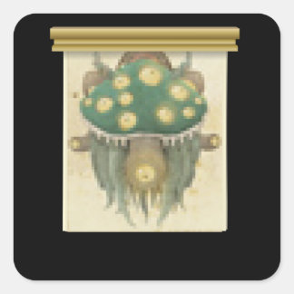 Glitch Möbel Wanddekor lem Quadratischer Aufkleber