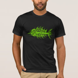 Glitch Pixel Code Fisch  T-Shirt