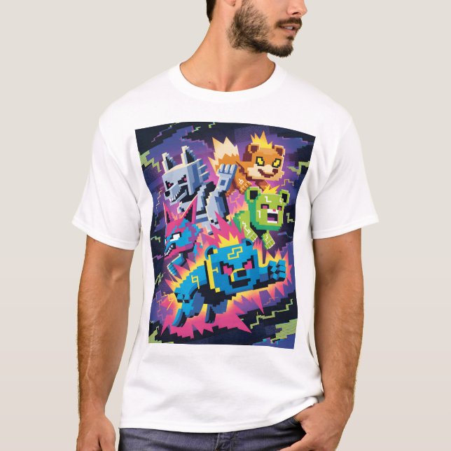 Glitch Rampage T-Shirt (Vorderseite)