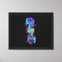 Glitch Spine - Cyberpunk Skelett