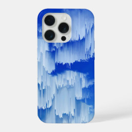 Glitch Sunset Landscape Decor iPhone 15 Pro Hülle