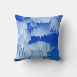 Glitch Sunset Landscape Decor Kissen