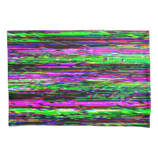 Glitch tech abstract pattern kissenbezug
