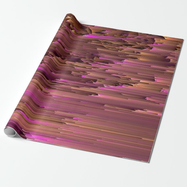 glitch Textuberschuhe TV Vintag Frame Filmsback Geschenkpapier (Ungerollt)