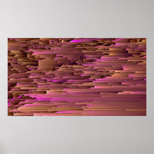 glitch Textuberschuhe TV Vintag Frame Filmsback Poster (Vorne)