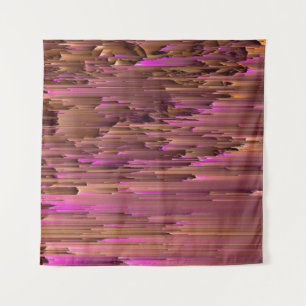 Glitch-Textur-Overlays TV Vintage-Rahmen Filmsback Wandteppich