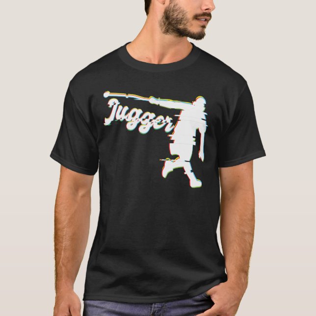 Glitched Jugger Funny Jugger T-Shirt (Vorderseite)