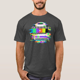 GlitchV Statikrippy Glitchelevision Bildschirm Kun T-Shirt