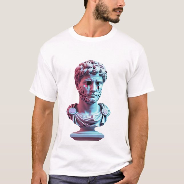 Glitchwave Caesar T-Shirt (Vorderseite)